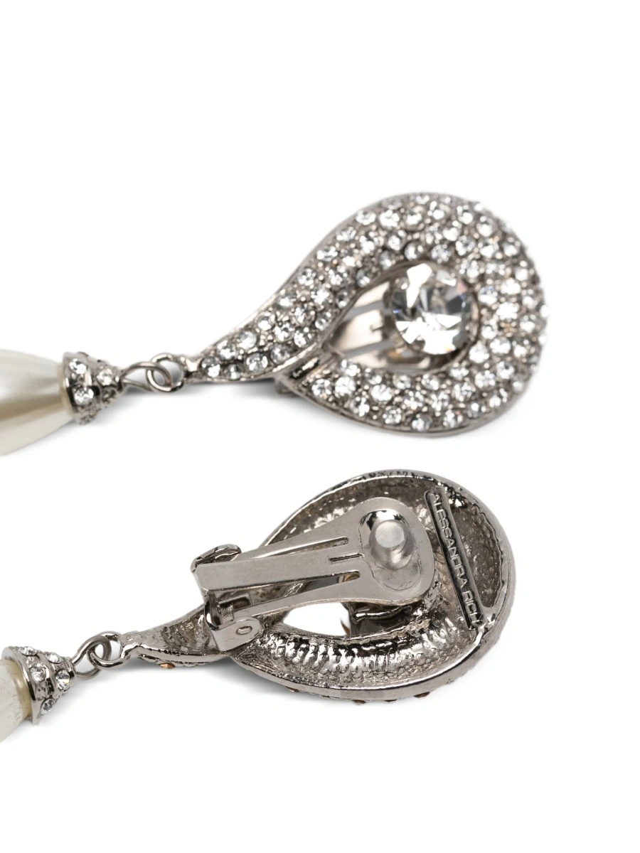 Cercei Alessandra Rich argintii - Img 3