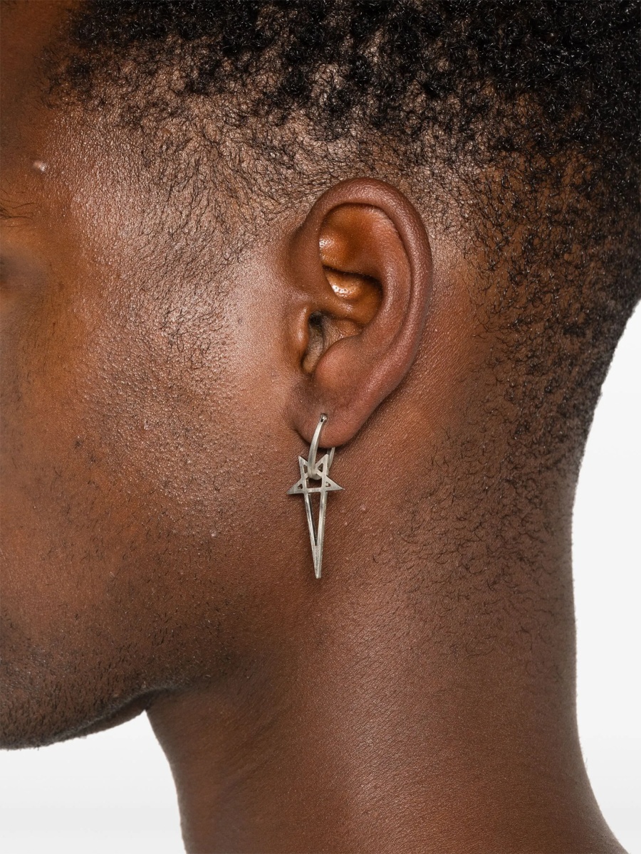 Cercei Rick Owens argintii - Img 2