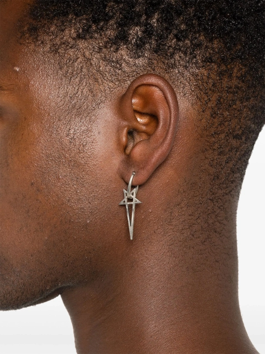 Cercei Rick Owens argintii - Img 2