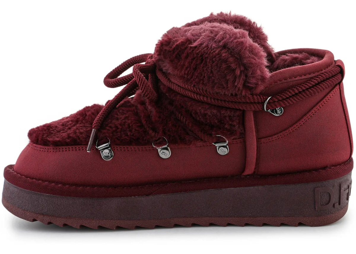 Cizme Nordic TRK Fur Low Burgundy - Img 4