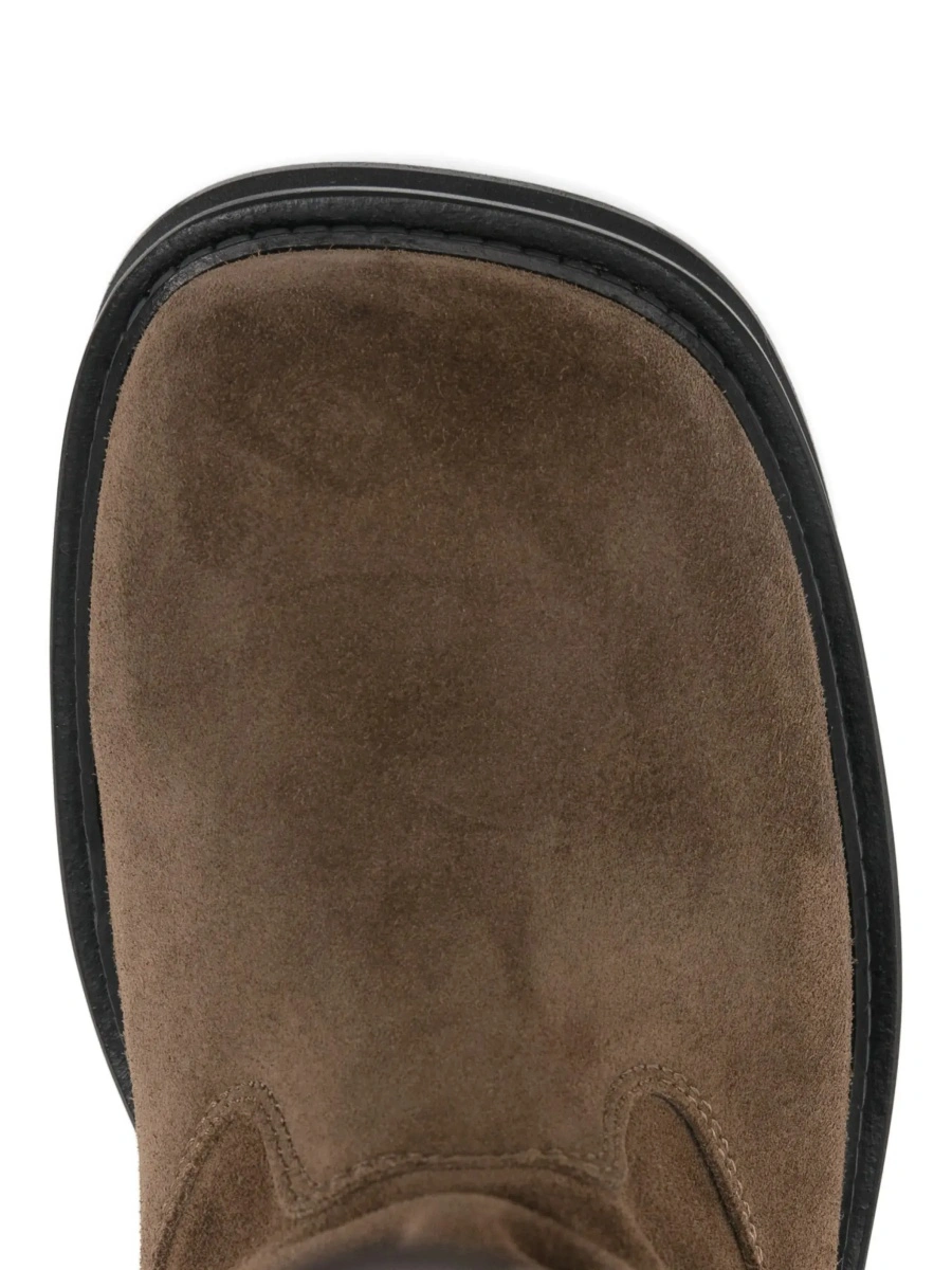 Cizme 'Robin Passeggiata' Brown Boots with Round Toe in Suede for Women - Img 7