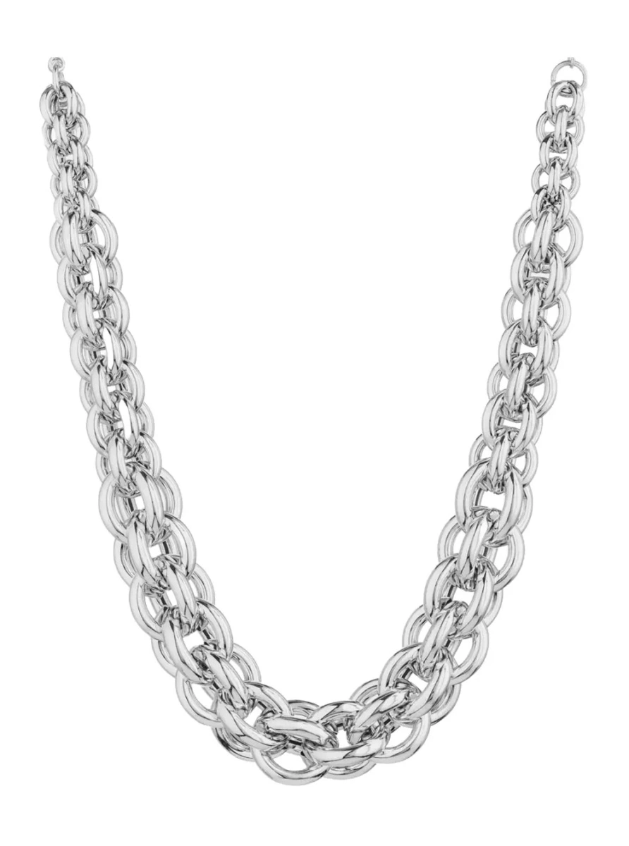 Coliere Necklace LACE CHRISTY with silver and silver-colored metal details, women - Img 2