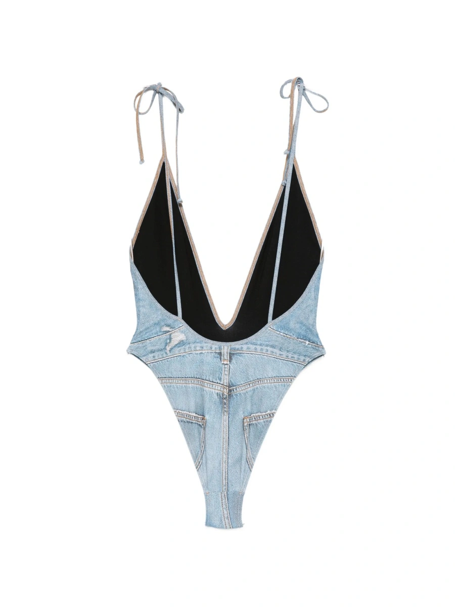 Costum de baie intreg Diesel albastru - Img 2