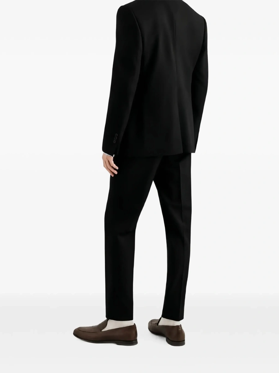 Costum Dolce &amp; Gabbana negru din lana - Img 4