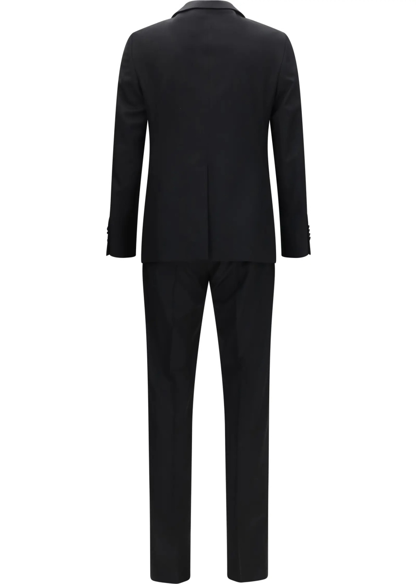 Costum Single-breasted virgin wool Suit - Img 2