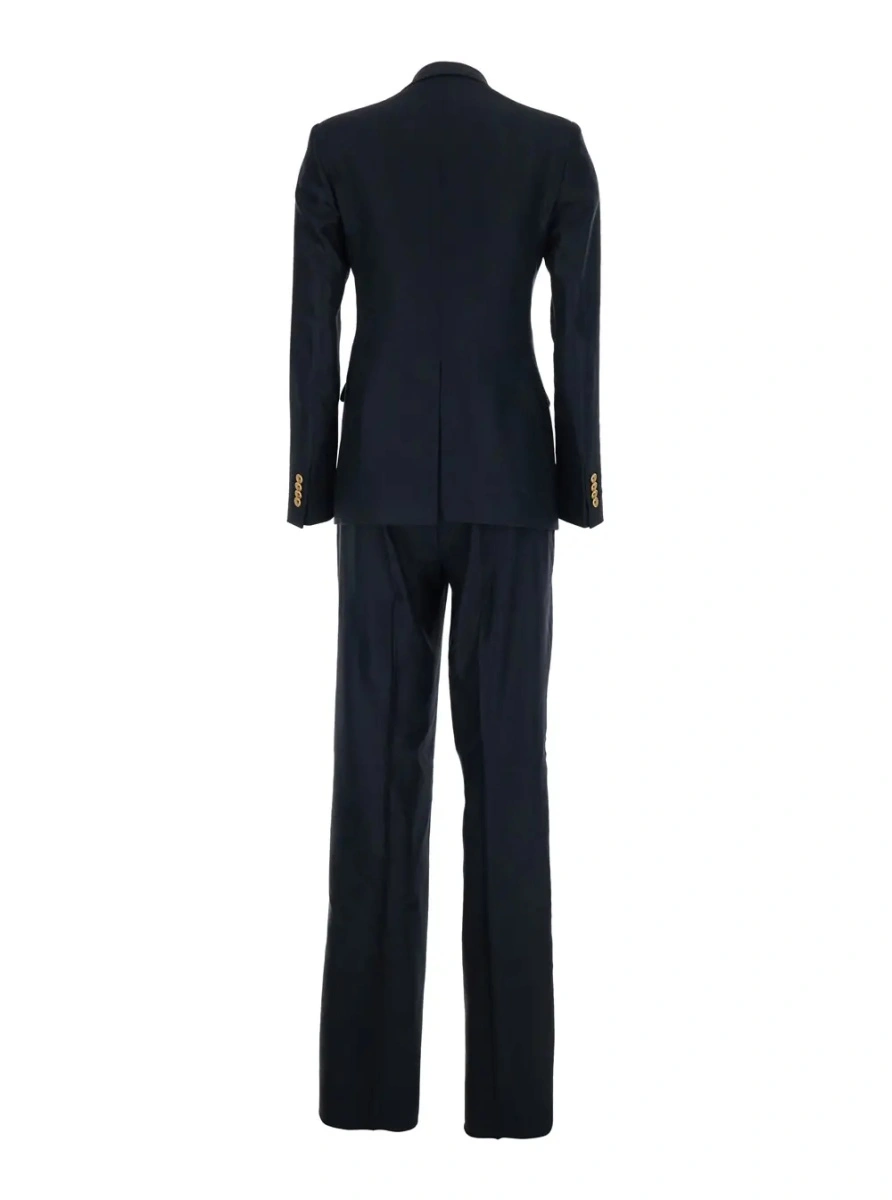 Costum Tagliatore albastru din in - Img 2