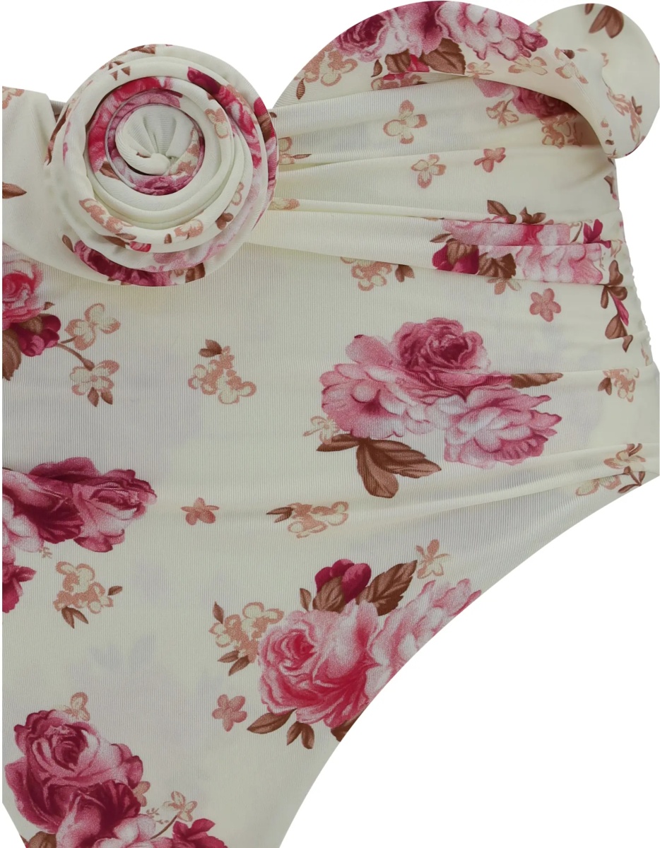 Costume Shaping floral-print Bikini Bottom - Img 3