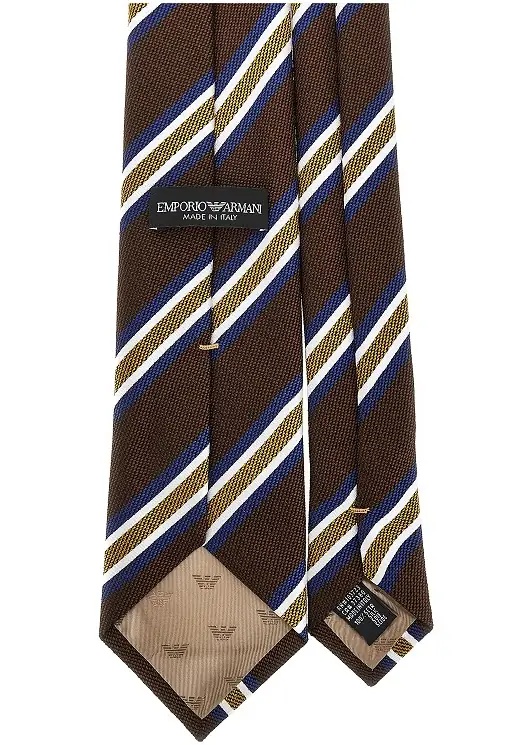Cravate Silk necktie with jacquard motif - Img 2
