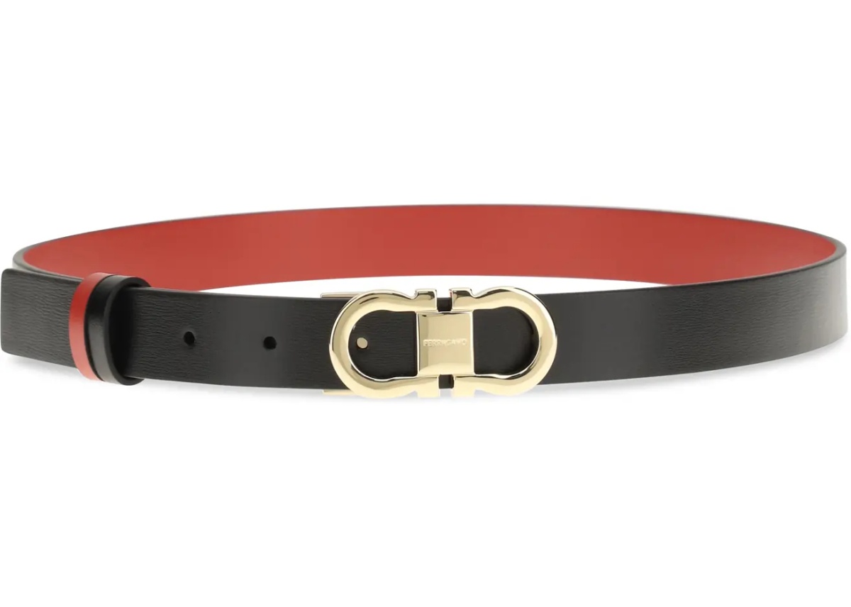 Curea Adjustable and reversible Gancini Belt - Img 2