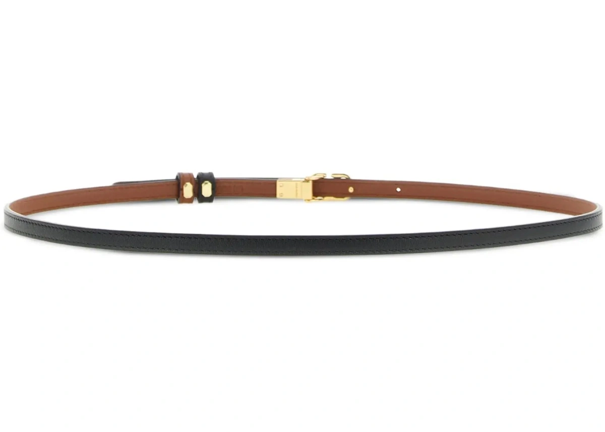 Curea Reversible VLogo Signature glossy calfskin Belt - Img 3