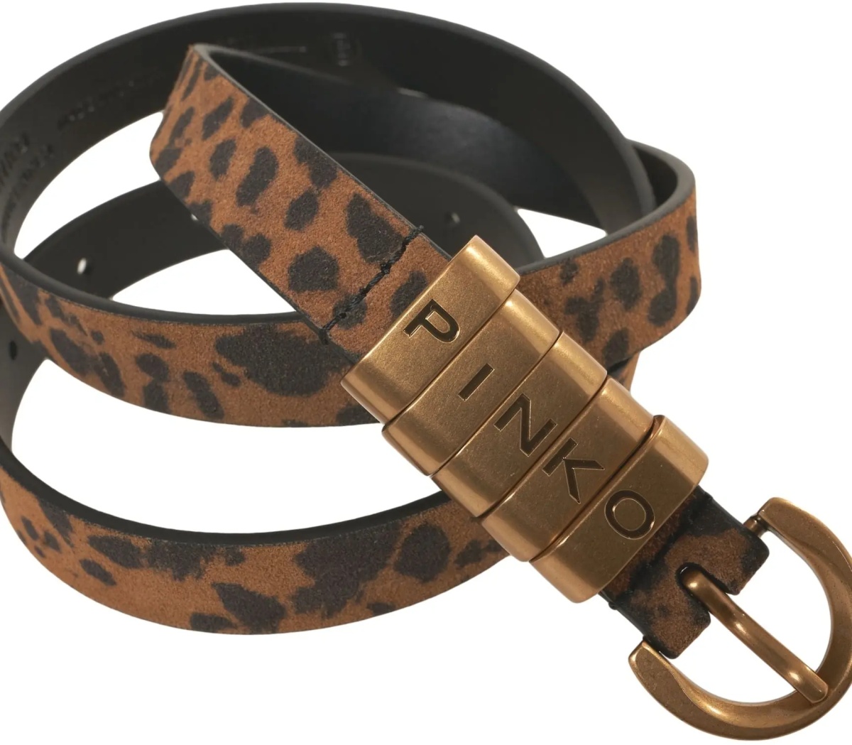 Curea Suede belt with logo - Img 3