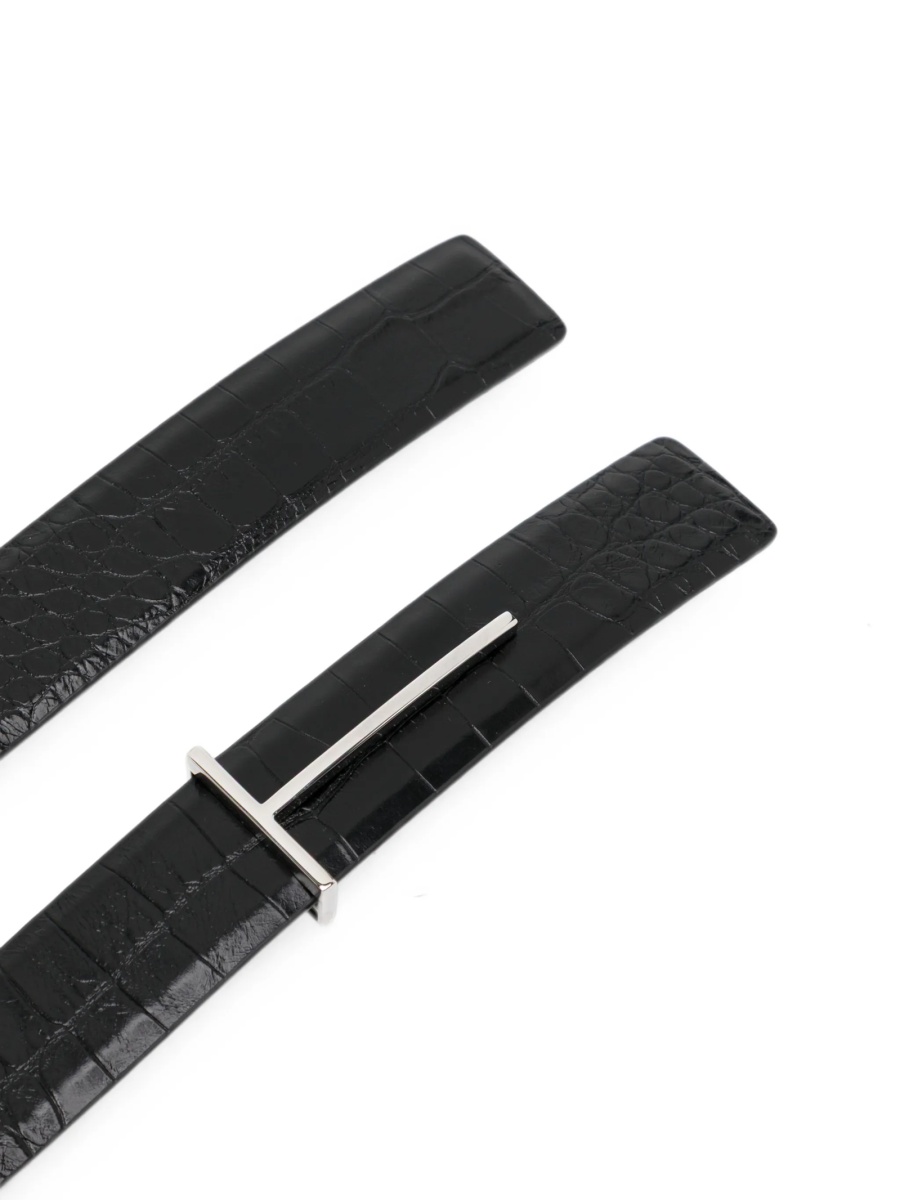 Curea Tom Ford neagra din piele - Img 2