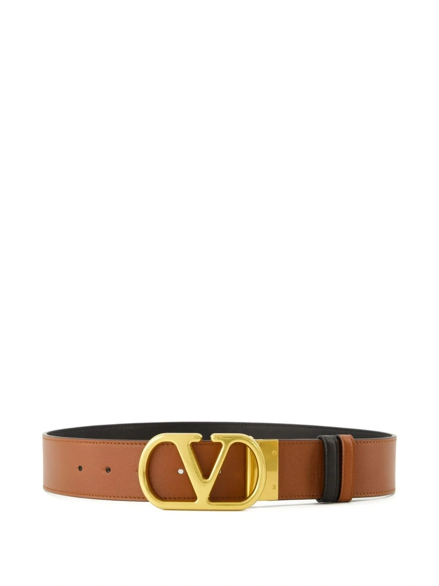 Curea Valentino Garavani 'VLogo' neagra din piele - Img 8