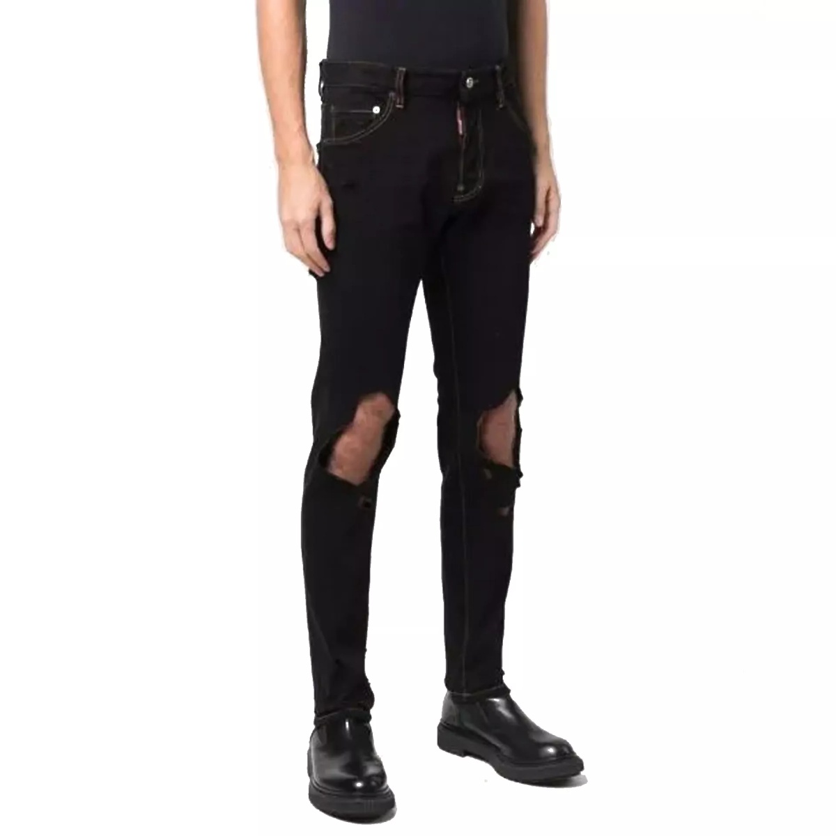 Dsquared2 Cotton Denim Jeans - Img 2