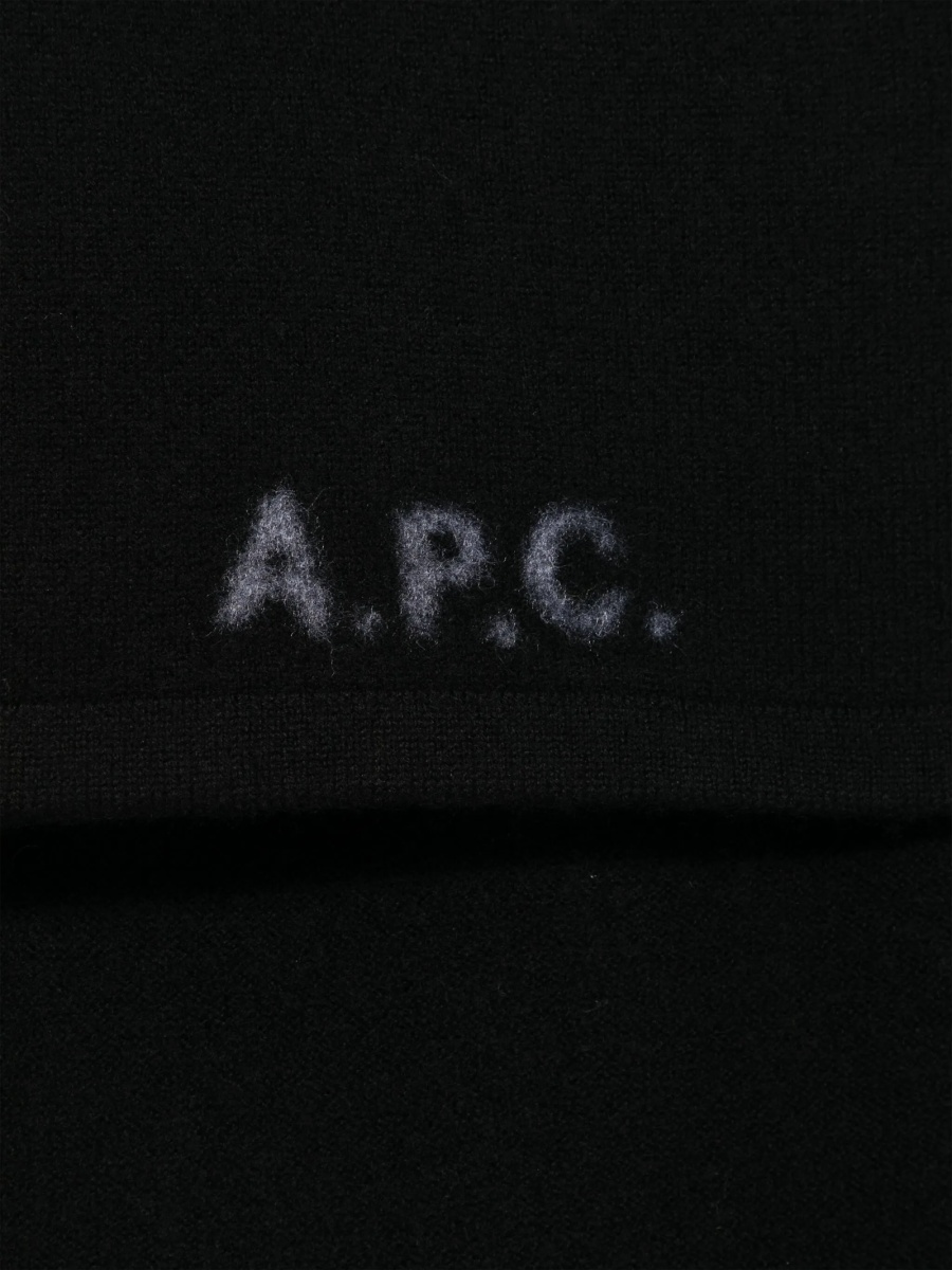 Esarfa A.P.C. neagra - Img 2