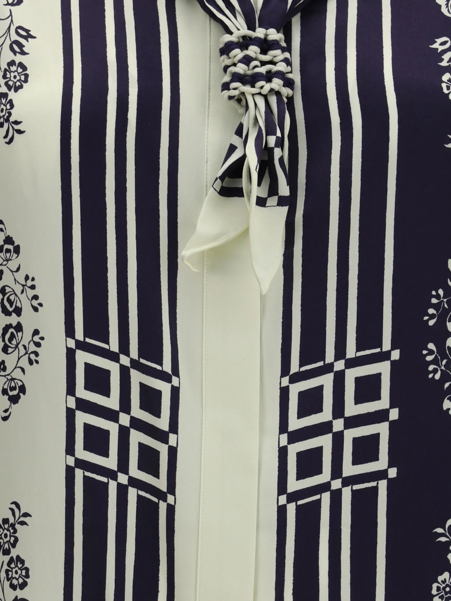 Esarfa Banderra silk Shirt with scarf - Img 5