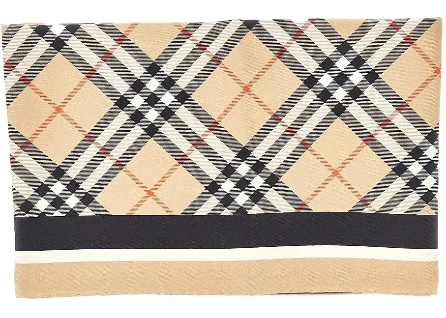 Esarfa Check silk scarf - Img 2