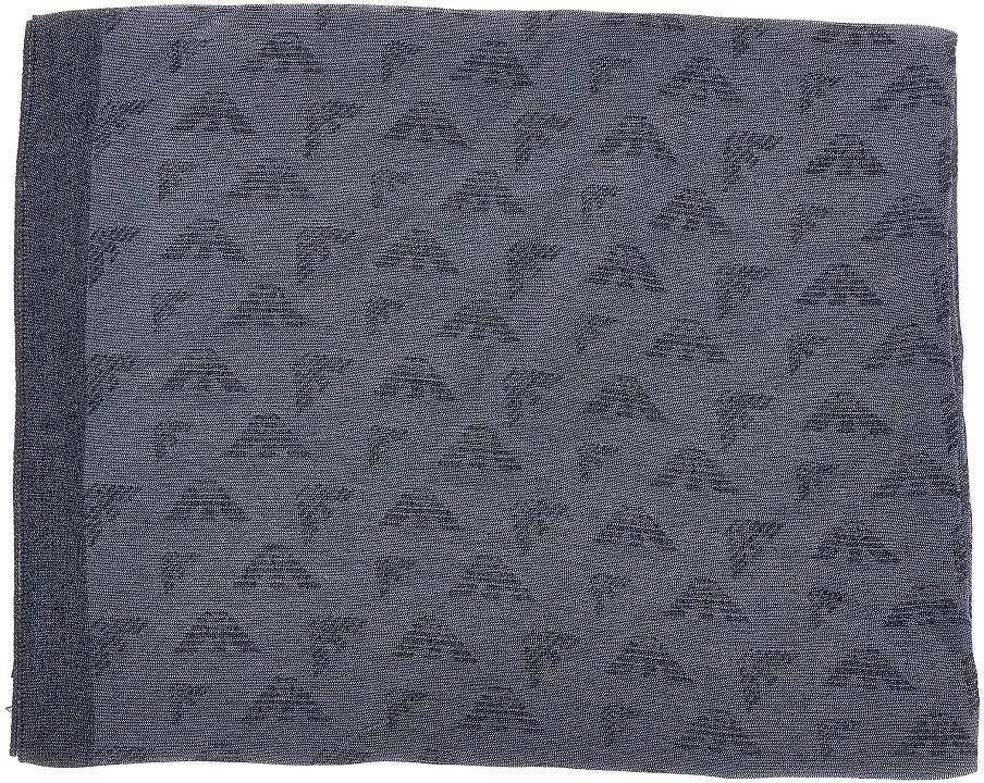 Esarfa Emporio Armani albastra din vascoza - Img 2