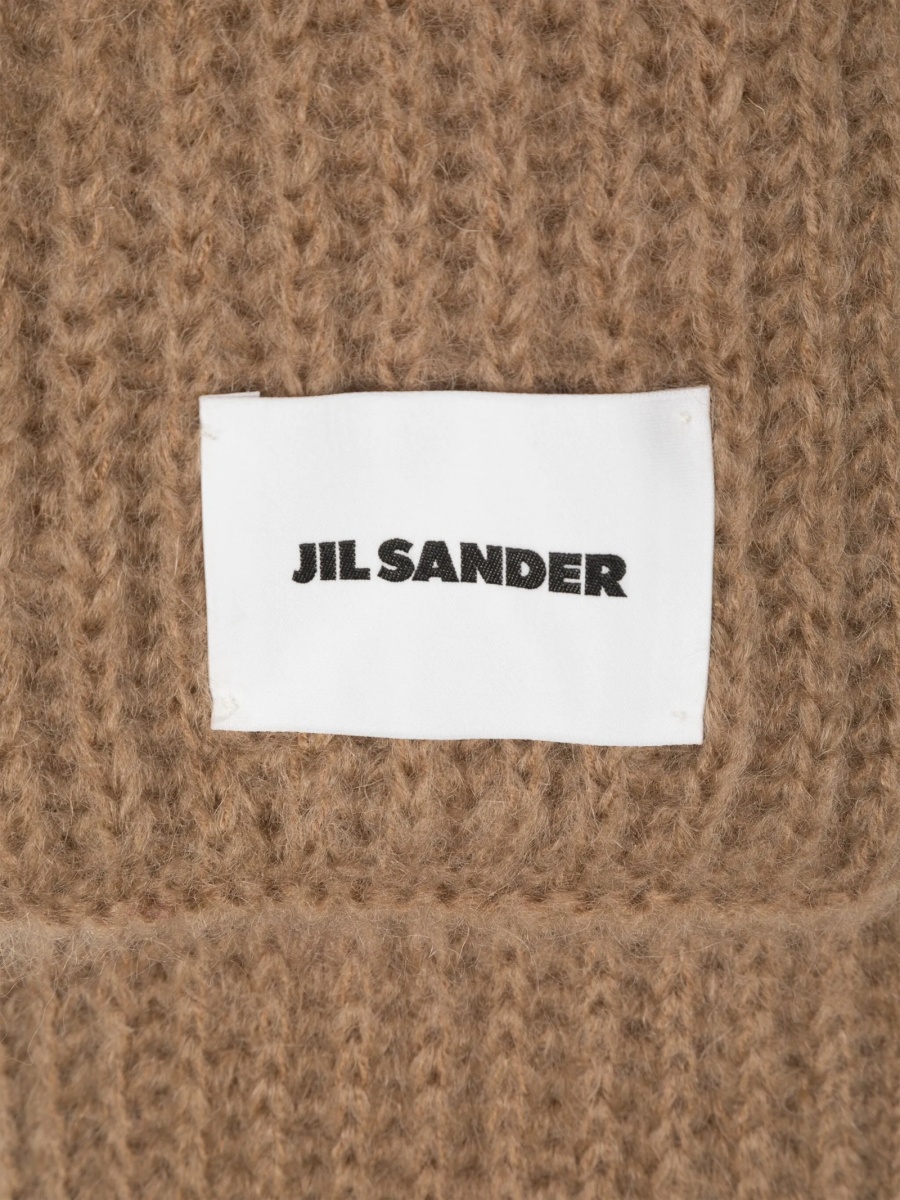 Esarfa Jil Sander maro din lana si mohair - Img 2