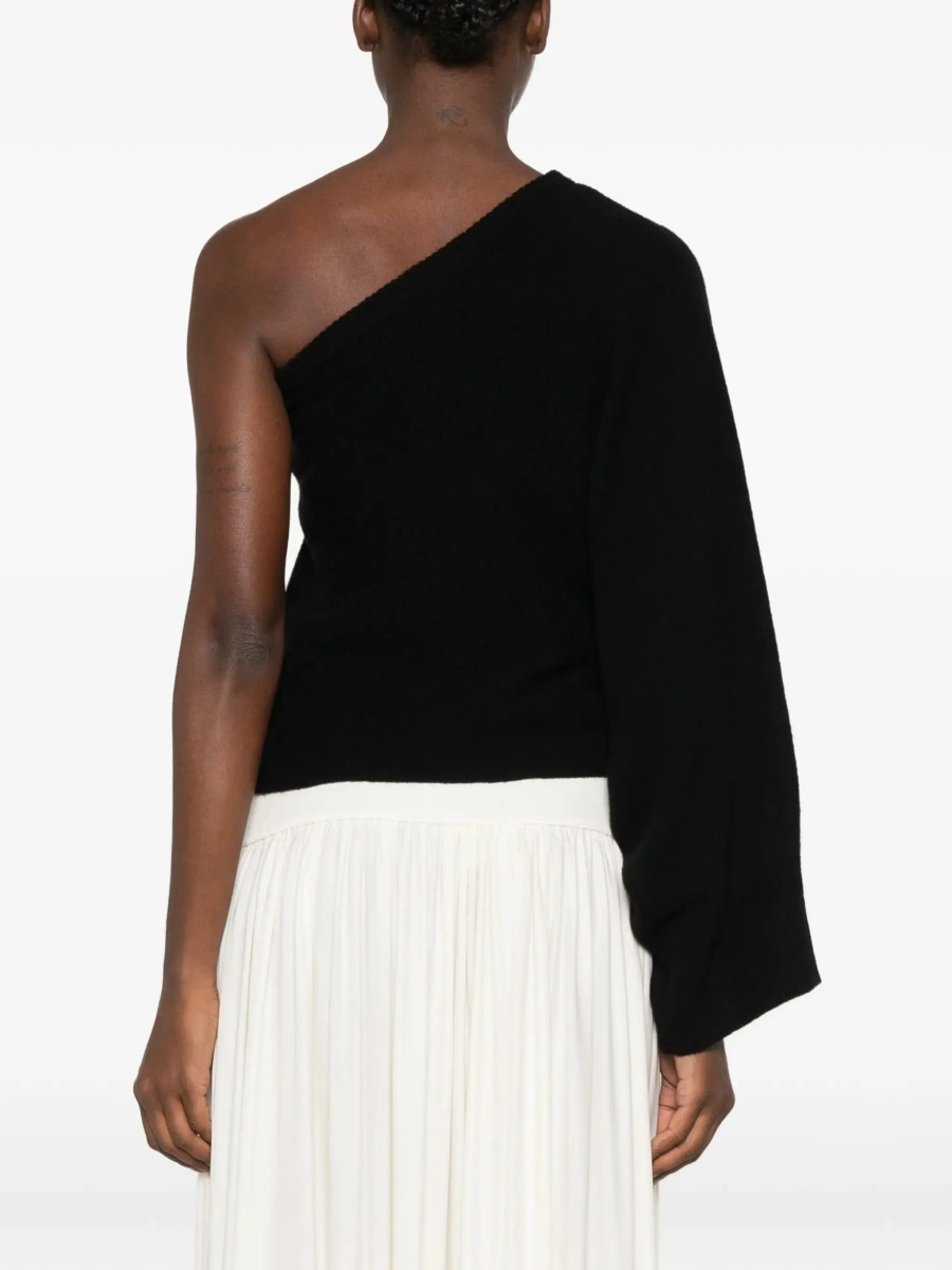 Esarfa One-Shoulder Top With Scarf Detail - Img 6