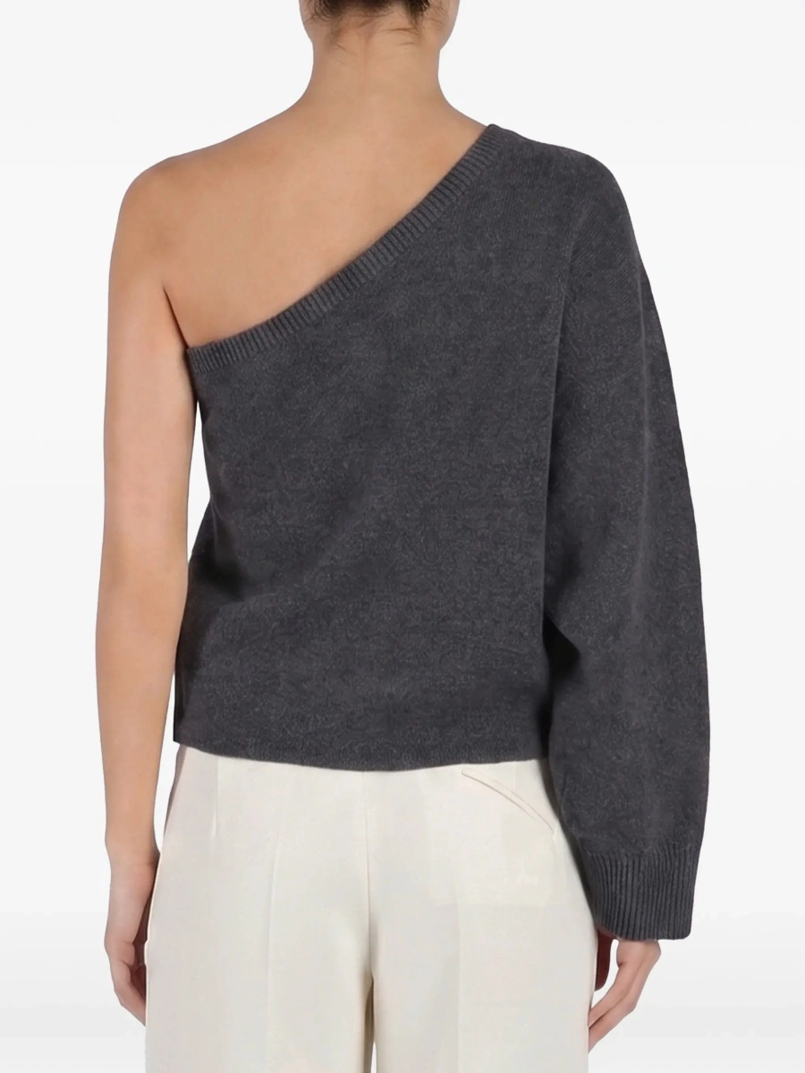 Esarfa One-Shoulder Top With Scarf Detail - Img 5
