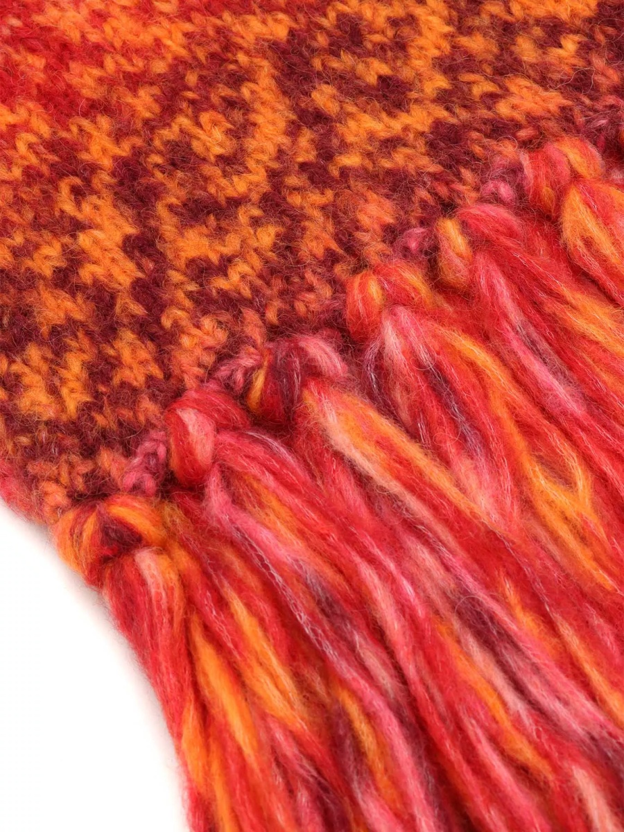 Esarfa PRINTED EFFECT FRINGED SCARF - Img 3