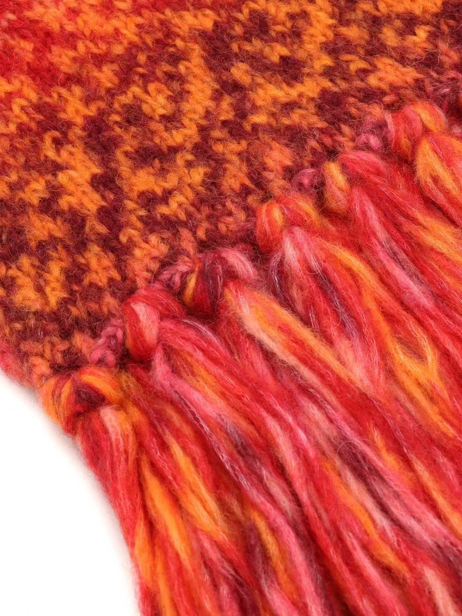 Esarfa PRINTED EFFECT FRINGED SCARF - Img 3