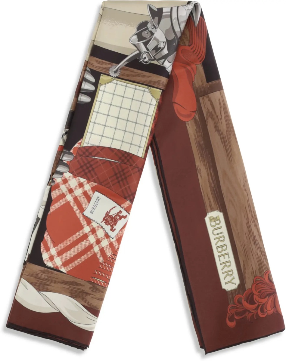 Esarfa Silk Wardrobe Print Scarf - Img 2