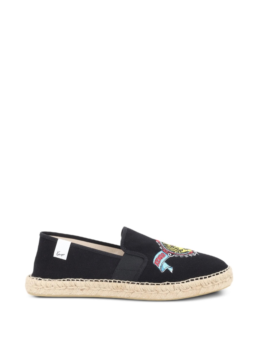 Espadrile Kenzo negre din bumbac - Img 2