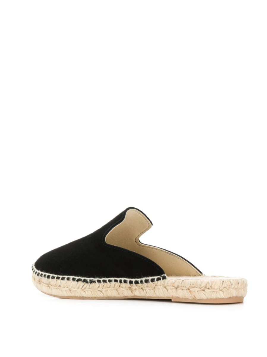 Espadrile Manebí negre din piele - Img 3