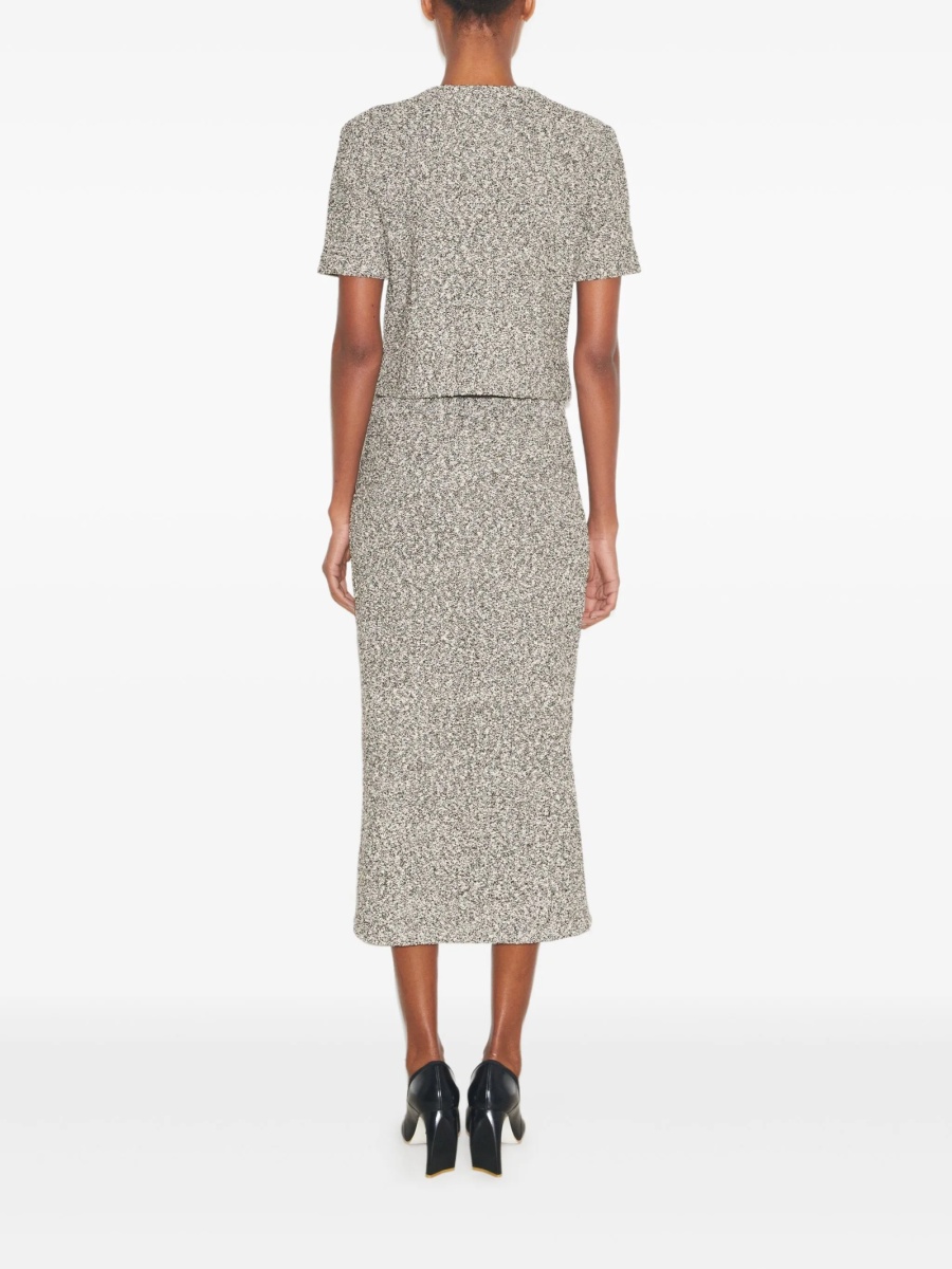 Fusta cu talie inalta Tory Burch neagra - Img 3