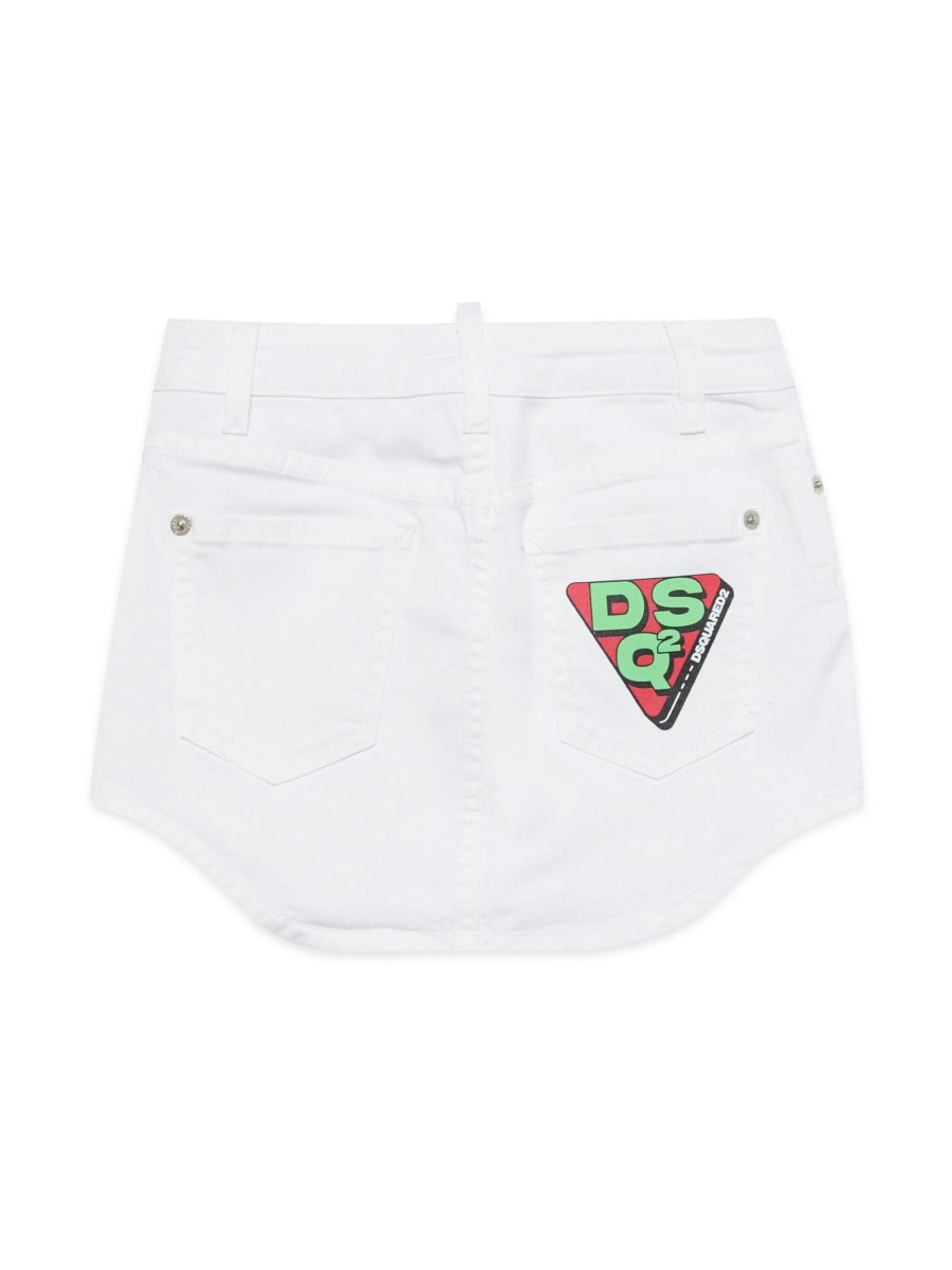 Fusta de blugi DSQUARED2 alba - Img 2
