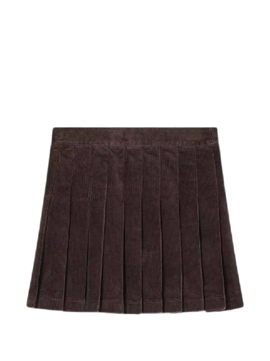 Fusta Golden Goose maro din spandex/elastan si bumbac - Img 2