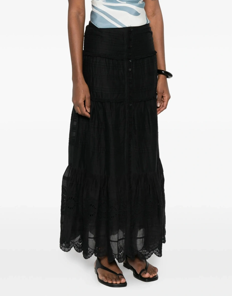 Fusta Paoline Long Cotton Skirt - Img 5