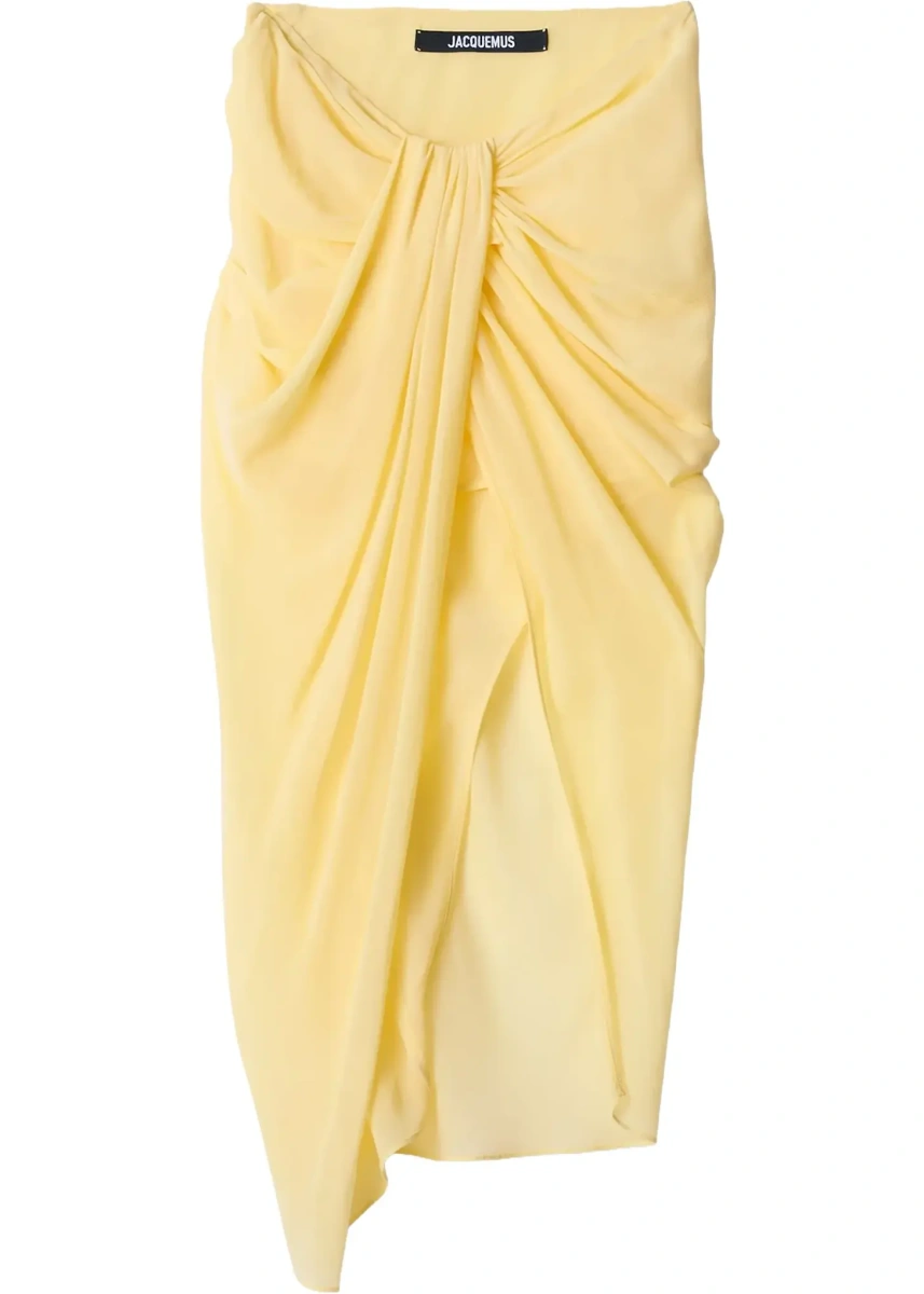 Fusta Pareo Skirt in stretch muslin - Img 8