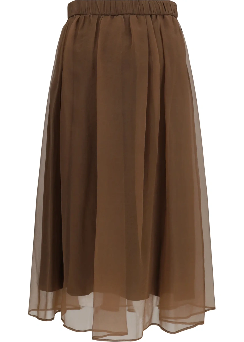 Fusta Pleated Circle midi Skirt - Img 2