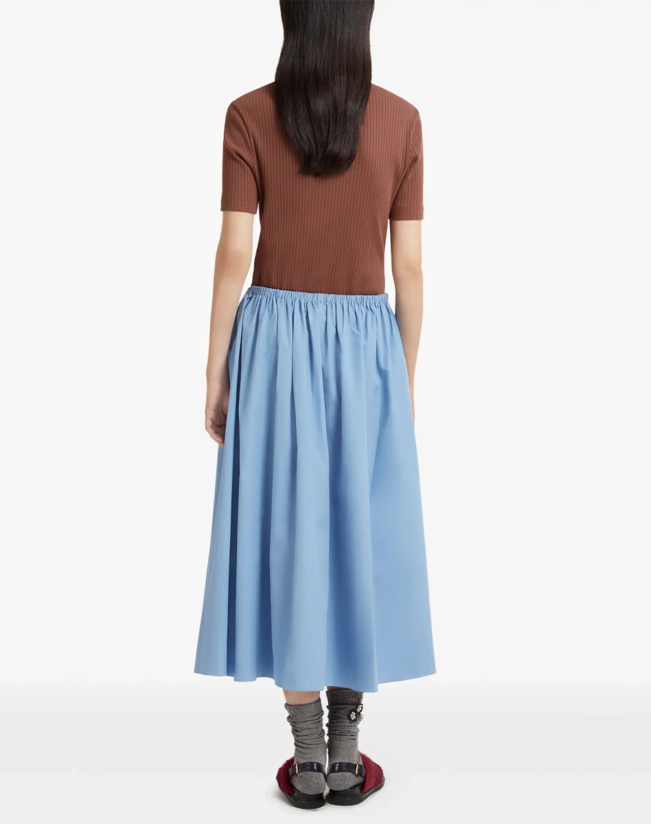Fusta Poplin Drawstring Skirt - Img 4