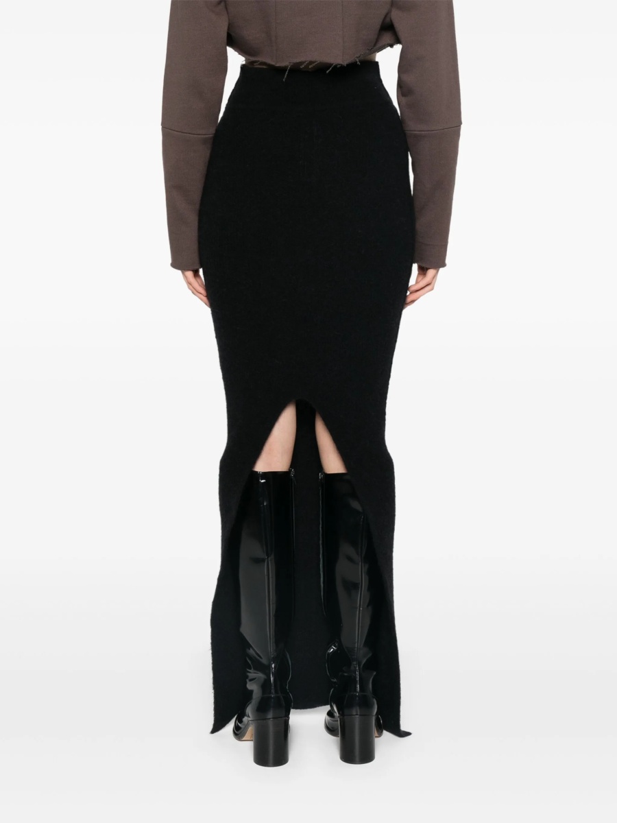 Fusta Rick Owens neagra - Img 4