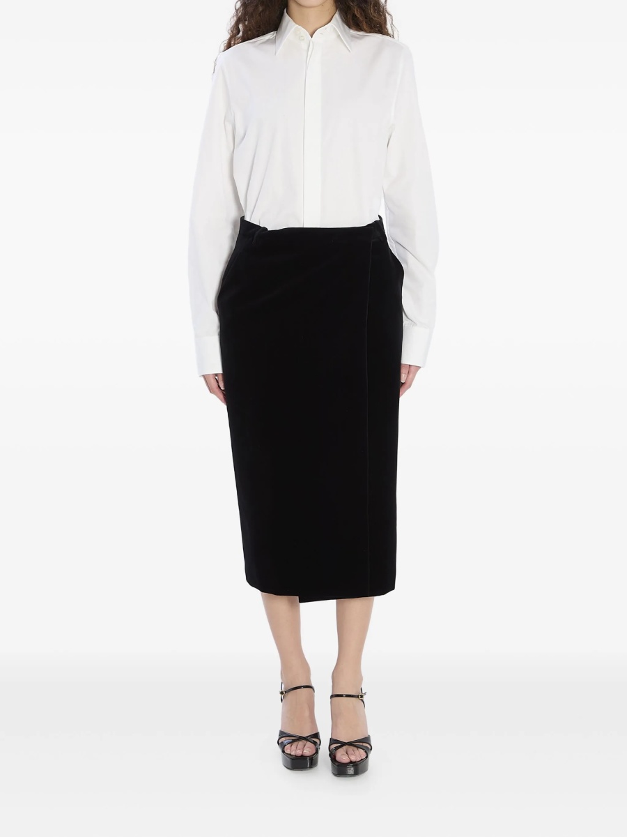 Fusta Saint Laurent neagra - Img 2