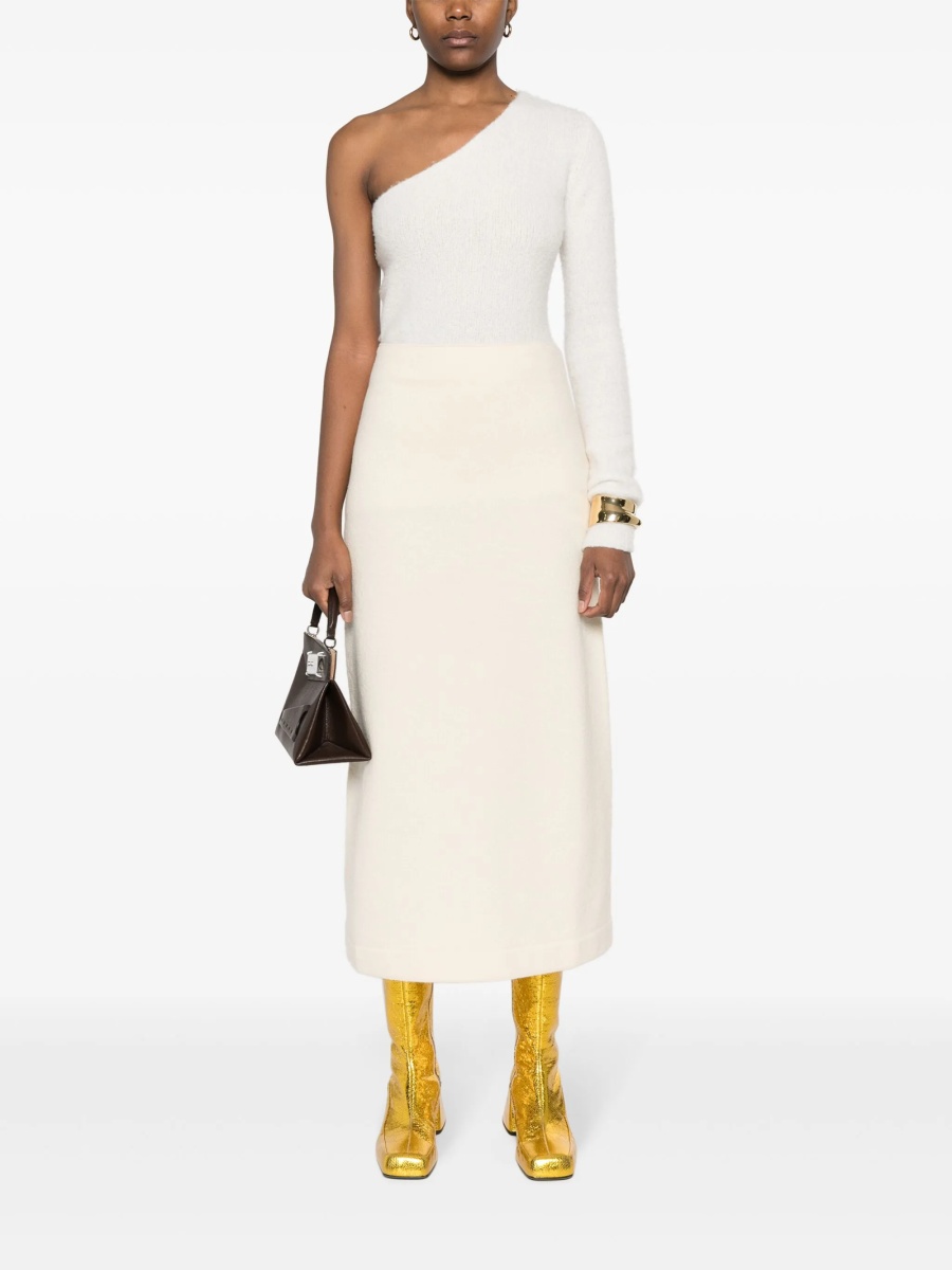 Fusta tricotate Jil Sander neutra - Img 2