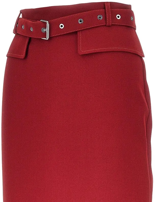 Fusta Viscose-blend crêpe skirt - Img 2