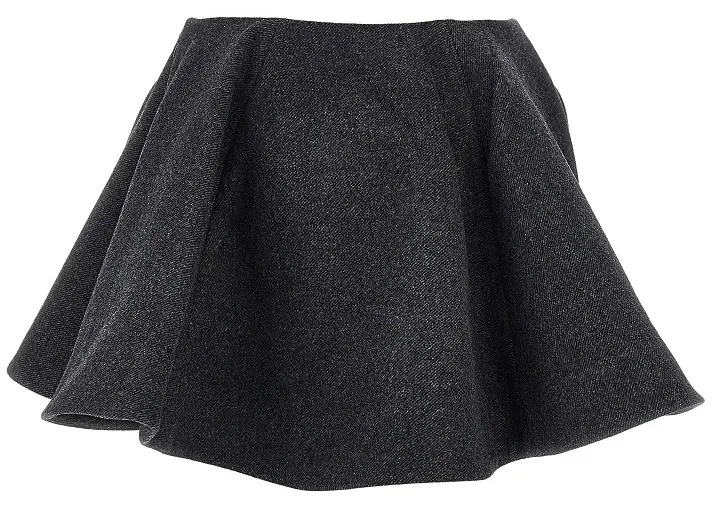 Fusta Wool-blend mini skirt - Img 3