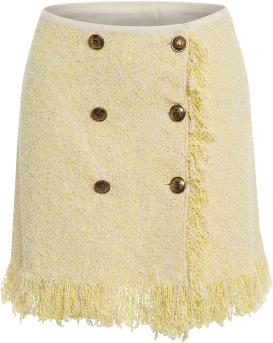 Fuste Bouclé knit miniskirt - Img 2