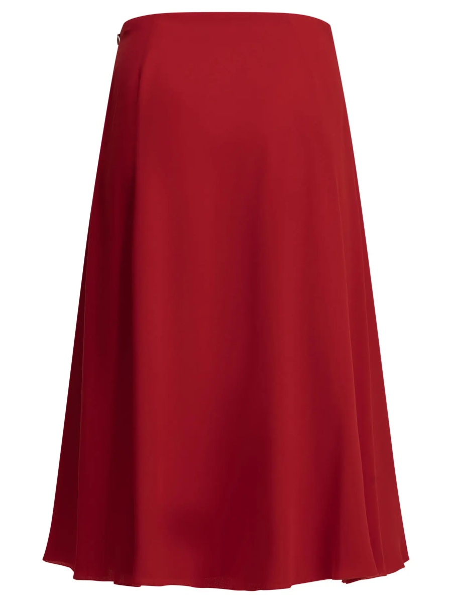 Fuste Flared midi skirt in silk - Img 2