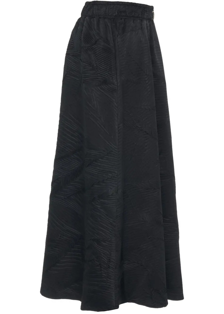 Fuste Midi skirt with logo details - Img 3