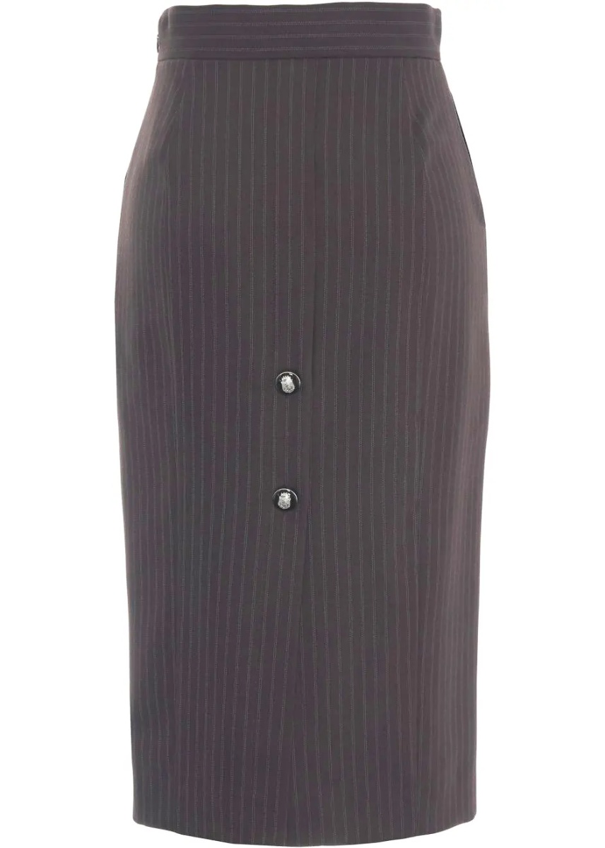 Fuste Pinstripes pencil skirt - Img 5