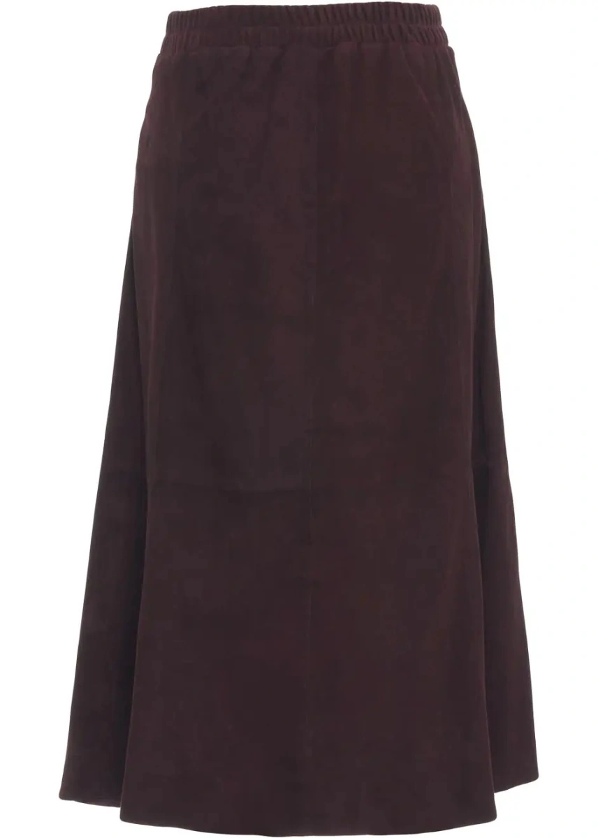 Fuste Suede midi skirt 'Nahee' - Img 4