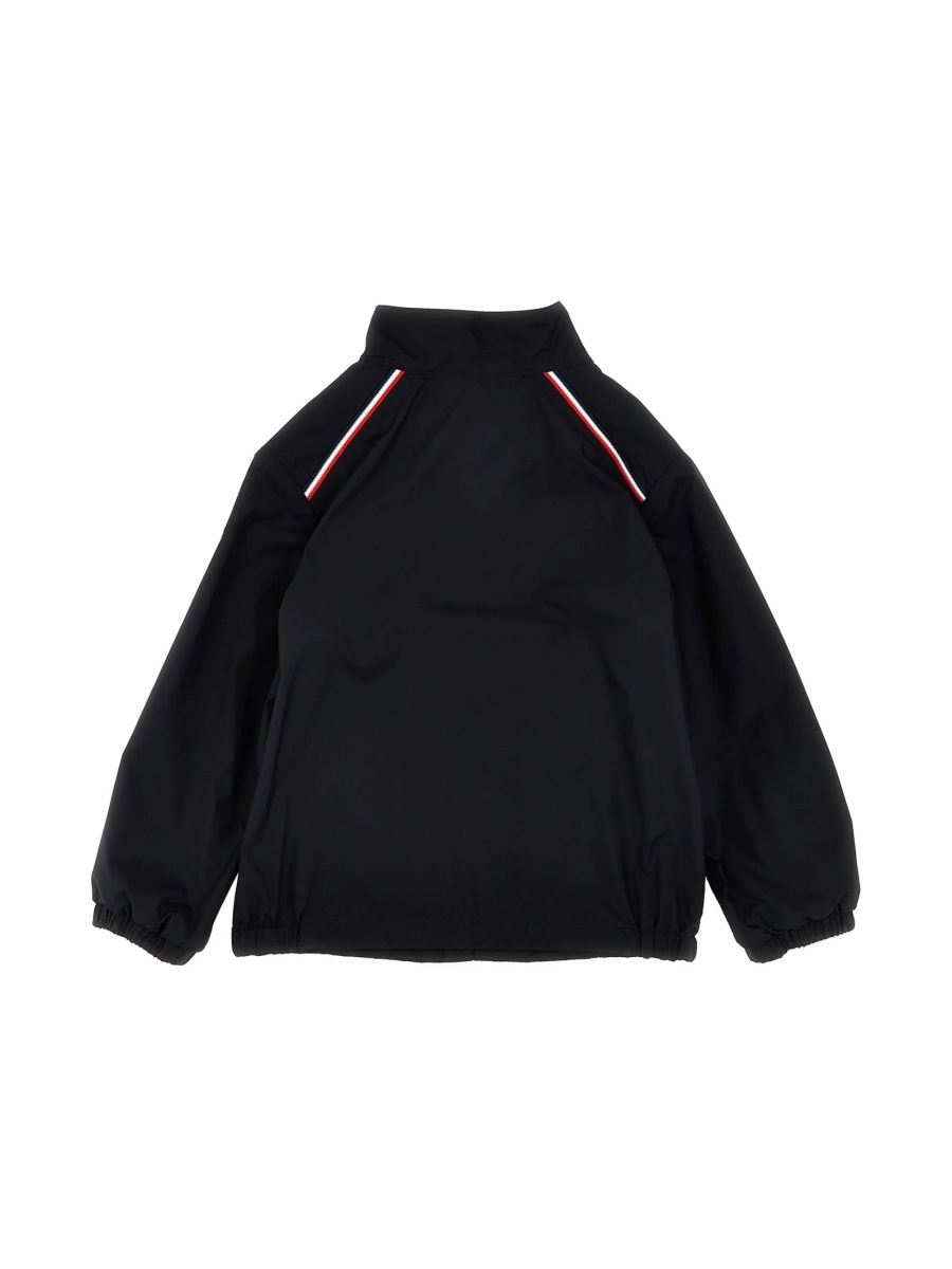 Geaca bomber Moncler albastra din polyester - Img 2