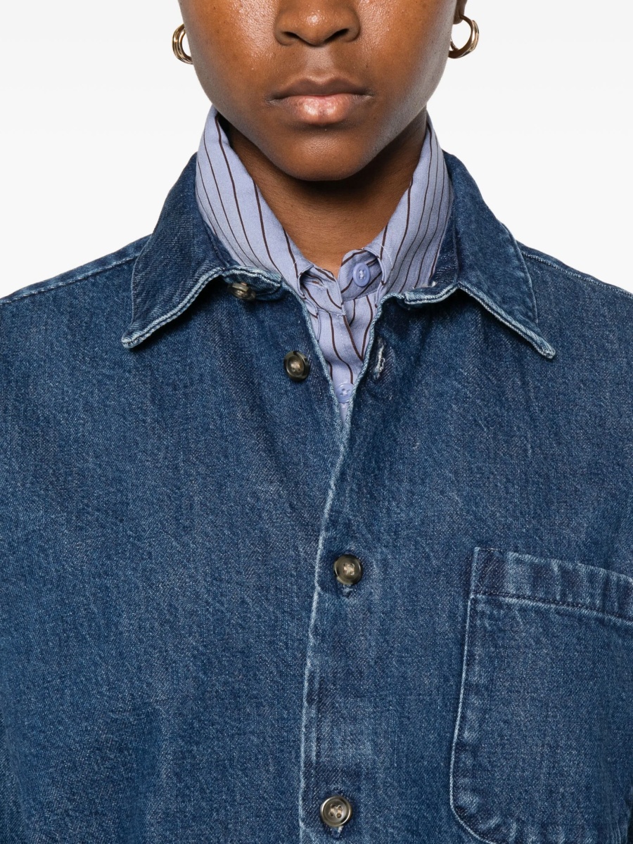 Geaca de blugi A.P.C. albastra - Img 5
