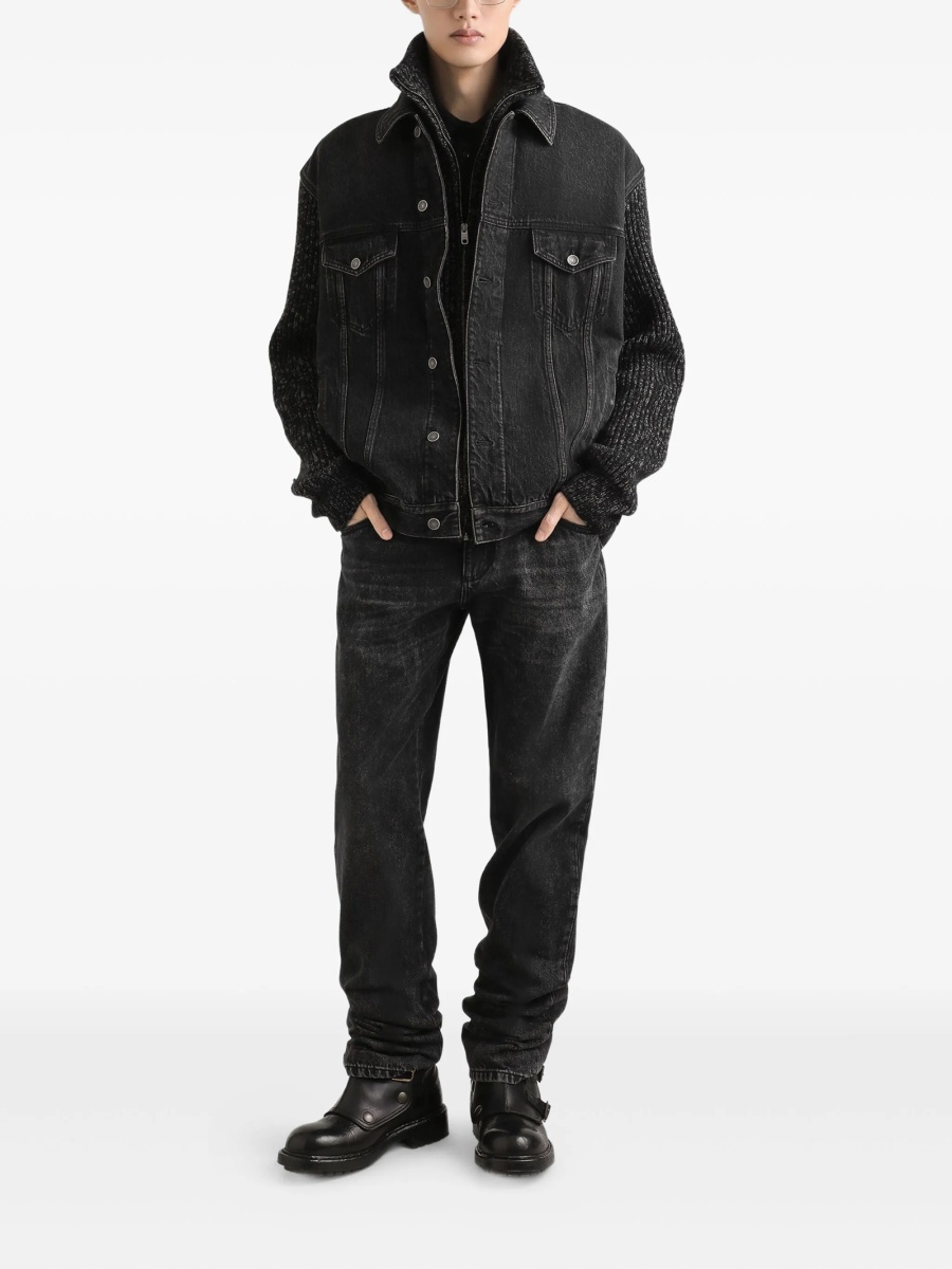 Geaca de blugi Dolce &amp; Gabbana neagra - Img 2